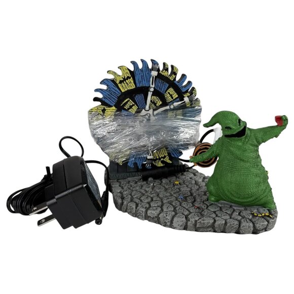 Dept 56 The Nightmare Before Christmas Oogie Boogie Gives A Spin Figurine New - Picture 9 of 11